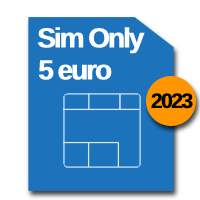 Sim only 5 euro per maand abonnement -